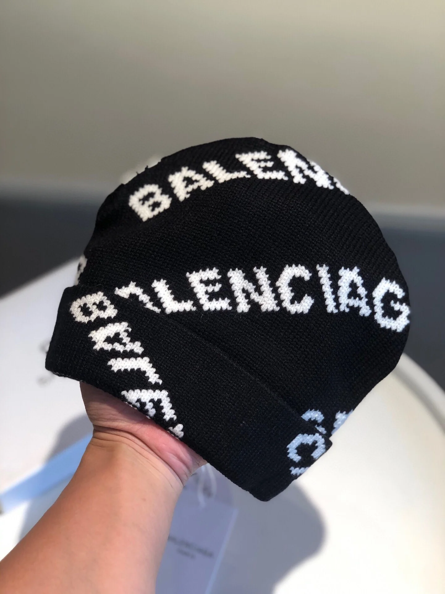 Gorro de lã tricotado para adultos, crânio, chapéu quente, alta qualidade, inverno