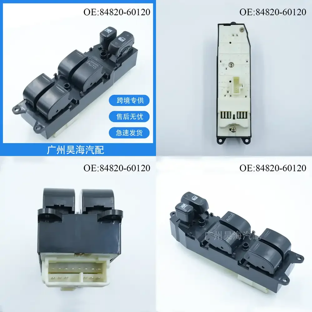 

Power Window Switch for Toyota Land Cruiser 84820-60120 1998 1999 2000 2001 2002 Right Hand Drive RHD Car Accessories Auto
