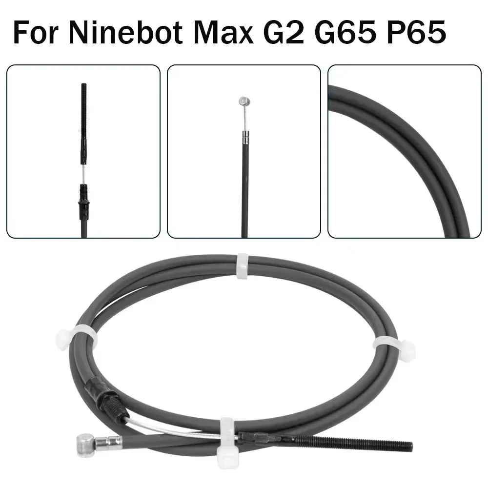 Cable de freno para patinete eléctrico Segway Ninebot KickScooter Max G2 G65 P65, accesorios de montaje de Cable de freno para monopatín