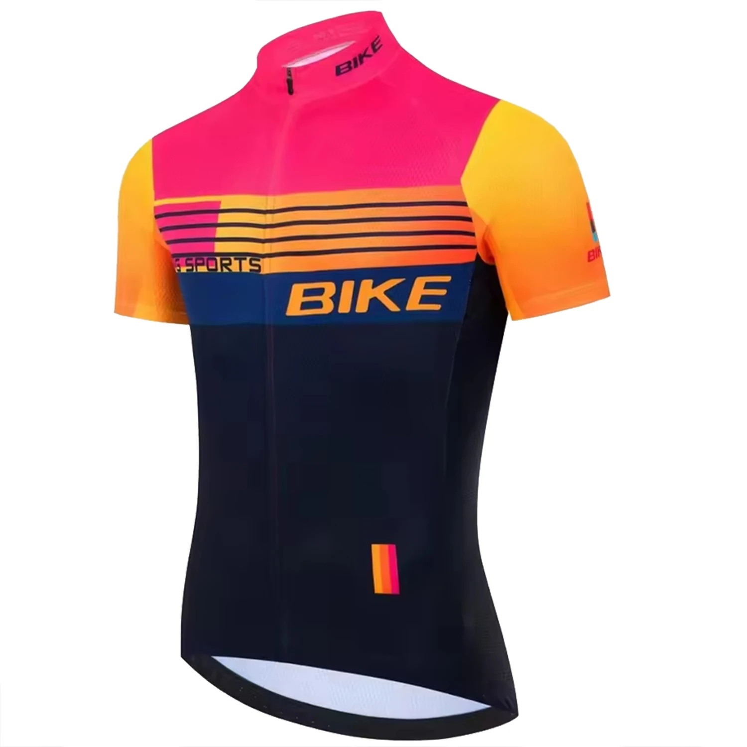 Neues Herren Kurzarm-Fahrradtrikot Sommer-Radsport MTB Bike T-Shirt Outdoor-Radtrikot Fahrradbekleidung Schnelltrocknend – Detail 12