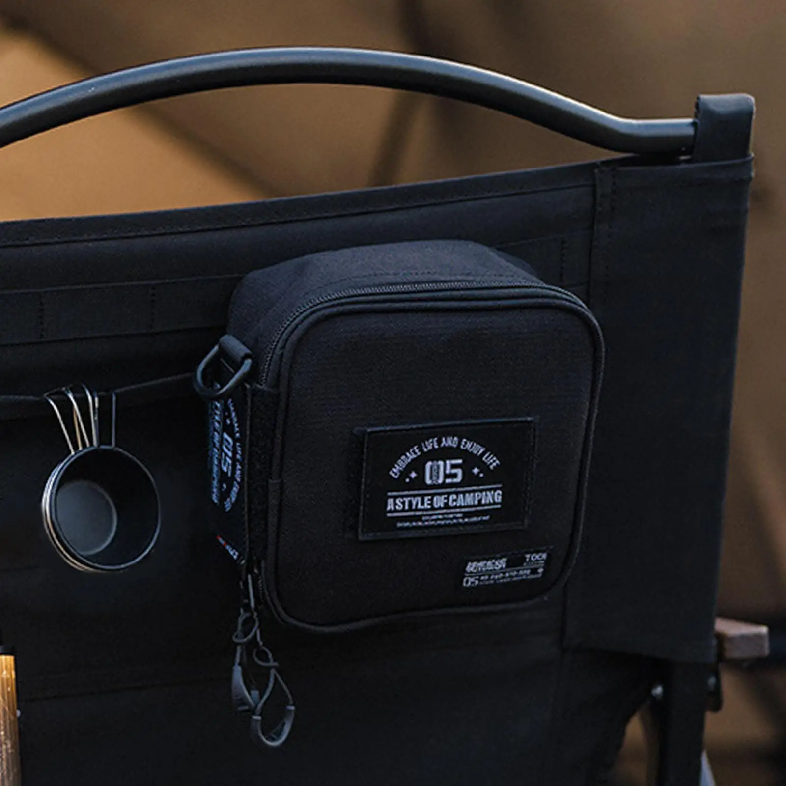 

Camping Storage Bag Outdoor Pack Versatile Handbag Supplies Chair Back Hanging Pouch Organizer for Outdoor Activities Travel