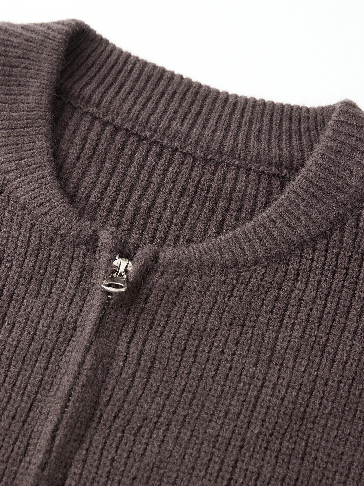 

Женский осенний свитер на молнии с длинными рукавами и круглым вырезом, однотонный базовый трикотажный топ