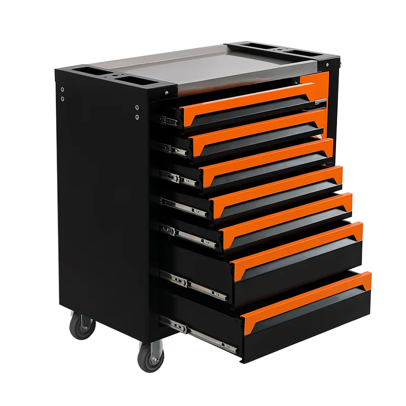 7-Drawer 1-Door Metal Steel Workbench Customizable OBM/OEM Tool Chest Cabinet Garage Workshop Tool Storage Mobile Cart