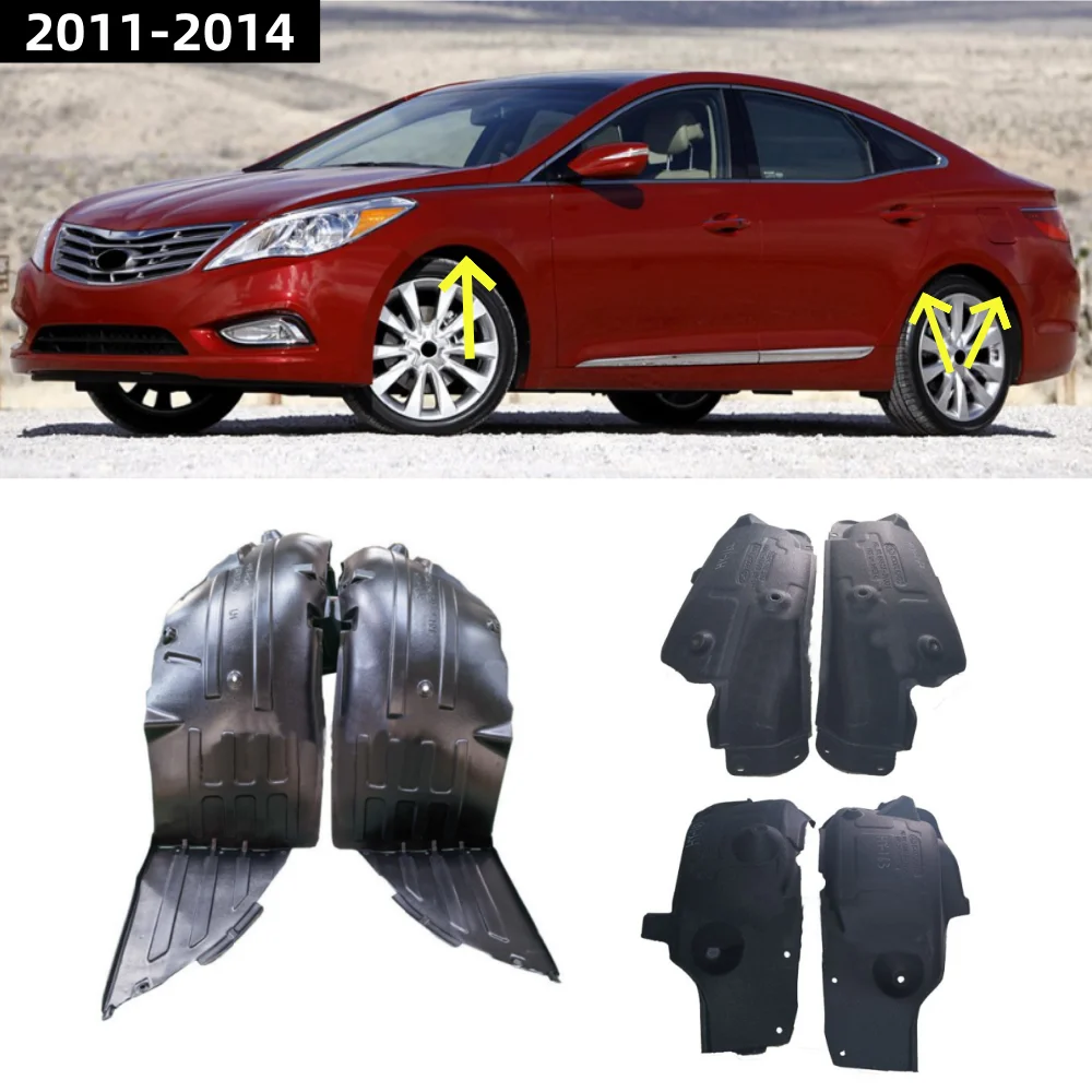 Front/Rear Wheel Lining Mudguard 2011-2014 For AZERA