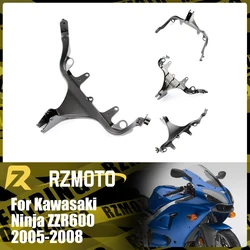 Headlight Bracket Fairing Stay Support Headlamp For Kawasaki ZZR600 ZZR 600 2005 2006 2007 2008 Motorcycle Aluminum Accessories