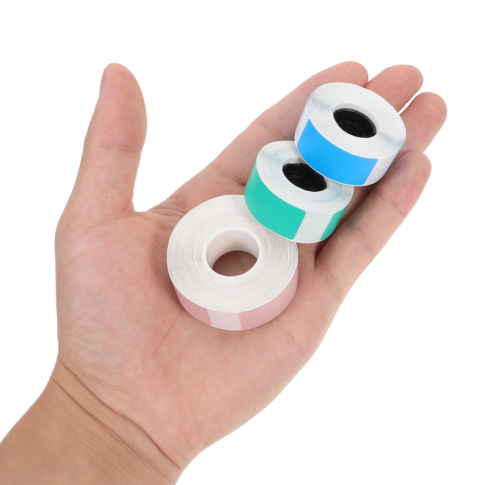 3 Rolls Thermal Label Paper Self-Adhesive Waterproof Oil-Resistant Stickers for Shipping Warehousing Product Identification