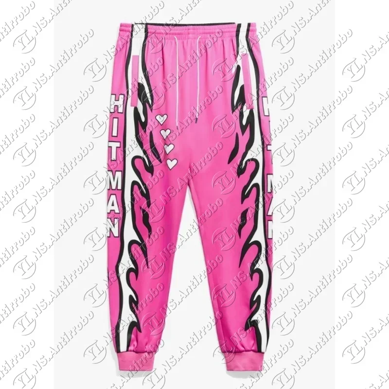 Pantalones de moda unisex para niños, transpirables, de secado rápido, de tela elástica, estilo Royal Rumble Bret Hart Hitman