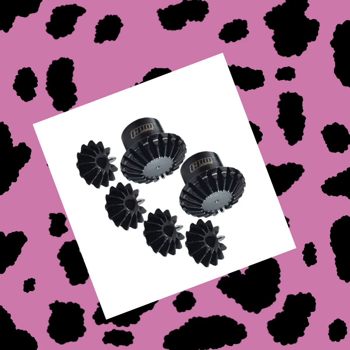 GPM Carbon Steel Front/Middle/Rear Differential Gear Set For TRAXXAS 1/6 XRT X-MAXX 77086-4