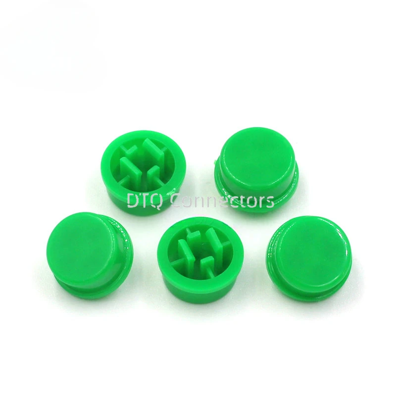 100PCS A24 Round Square Head KeyCap 12*12*7.3MM Touch/Microswitch Press-type Cap