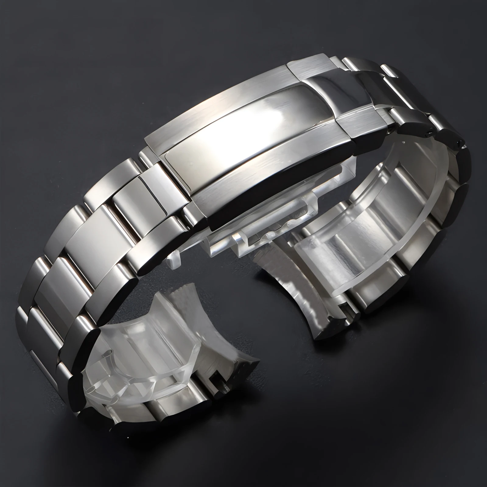 

904L Stainless Steel Men Watch Band For Rolex Oyster Perpetual Datejust DAYTONA SUBMARINER Luxury Watch Strap 20mm 21mm