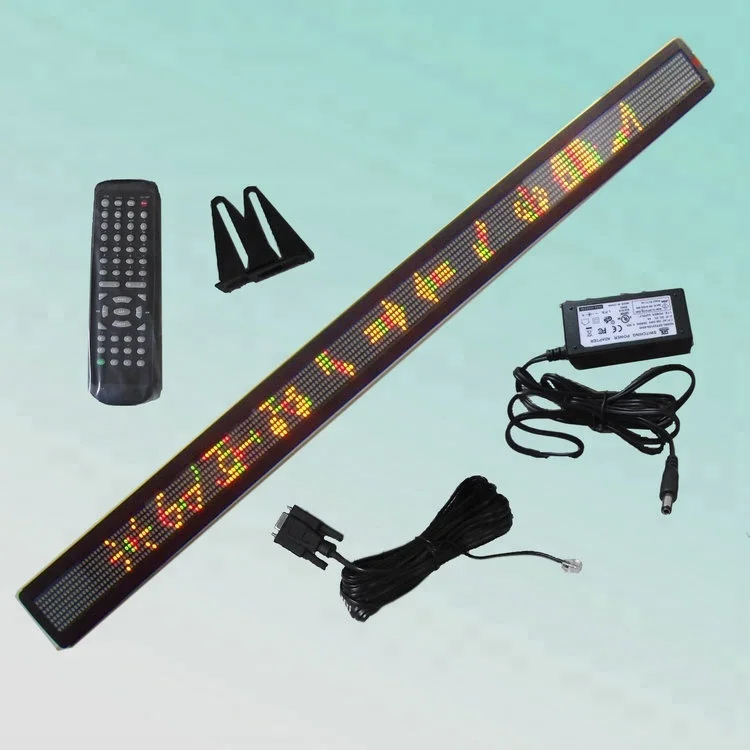 7X240 pixel P7.62mm indoor aluminum three-color LED store sign LED information sign