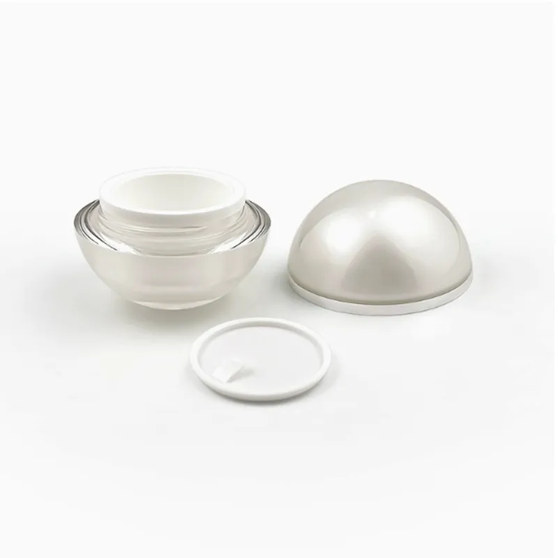 10g 15g 30g frasco de creme para os olhos frasco de creme facial plástico ouro/branco pérola caixa de sombra vazio caixa de creme acrílico recipiente cosmético