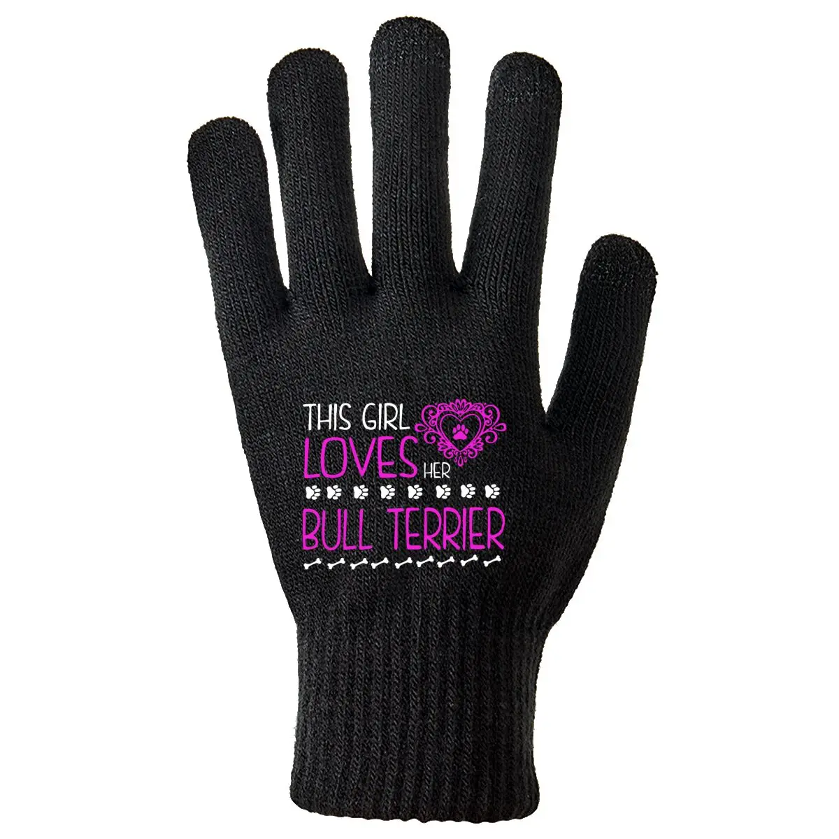 

Bull Terrier Love Pet - мужские и женские уличные термоперчатки с рисунком, противоскользящие для зимы