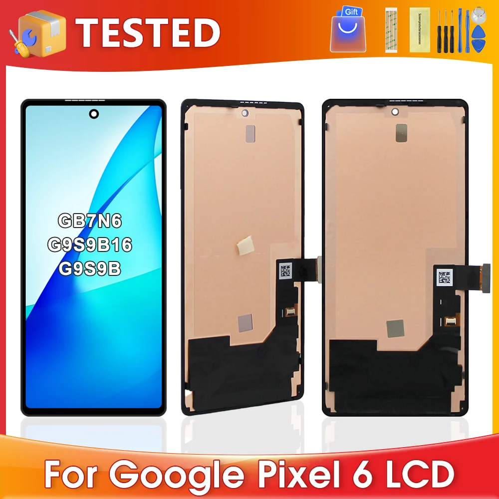 

6.4''For Google Pixel 6 For AMOLED Google Pixel 6 GB7N6 G9S9B16 G9S9B LCD Display Touch Screen Digitizer Assembly Replacement