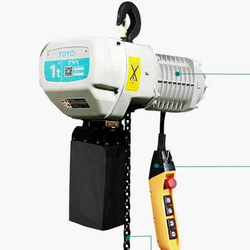 Ty1 China Manufacture Electric Chain Block 1 2 3 5 Ton Chain Electric Hoist With Hook