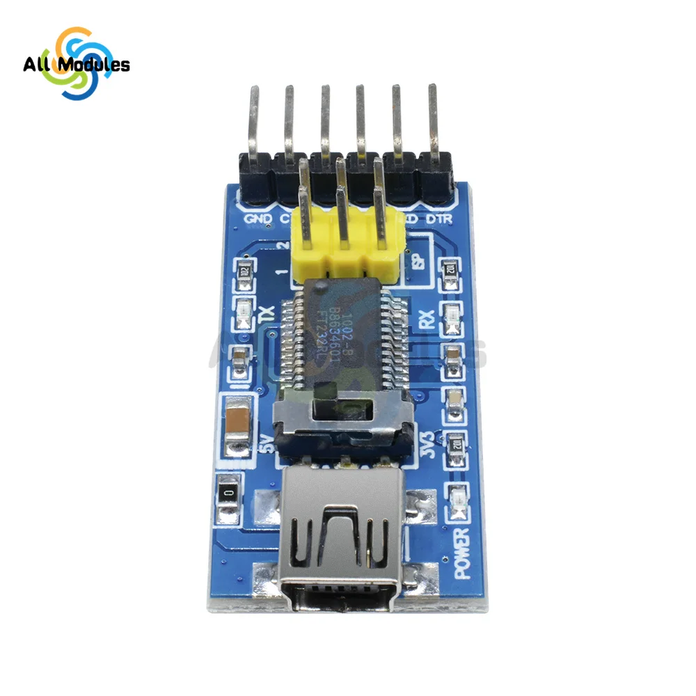 FT232RL FTDI USB 3.3V 5.5V to TTL Serial Adapter Module for Arduino FT232 Pro Mini USB TO TTL 232