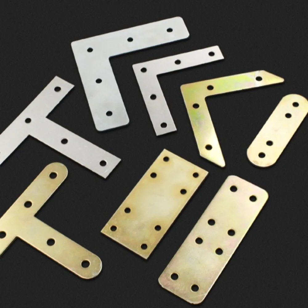 10 Pcs 150MM*150MM Repair Mending Bracket Plate Iron nickel plating Silver Metal Fixing Joining Bracket