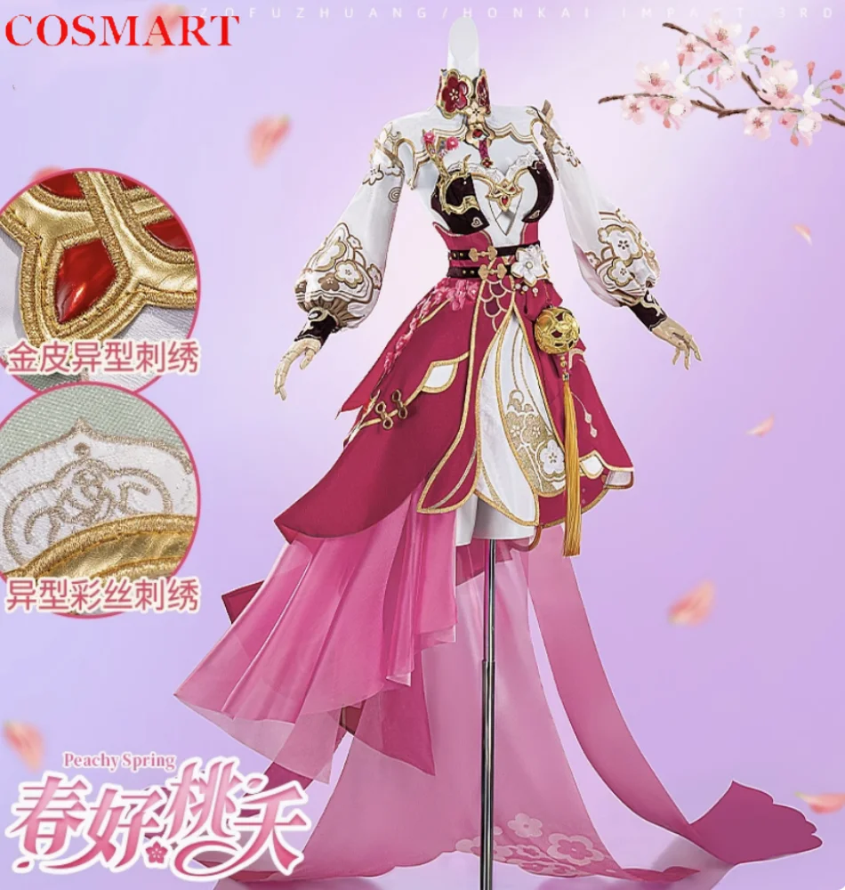 

COSMART Honkai Impact 3rd Elysia Spring Is Good Cosplay Costume Cos Game Anime Party Uniform Hallowen Play Role Clothes Clothing