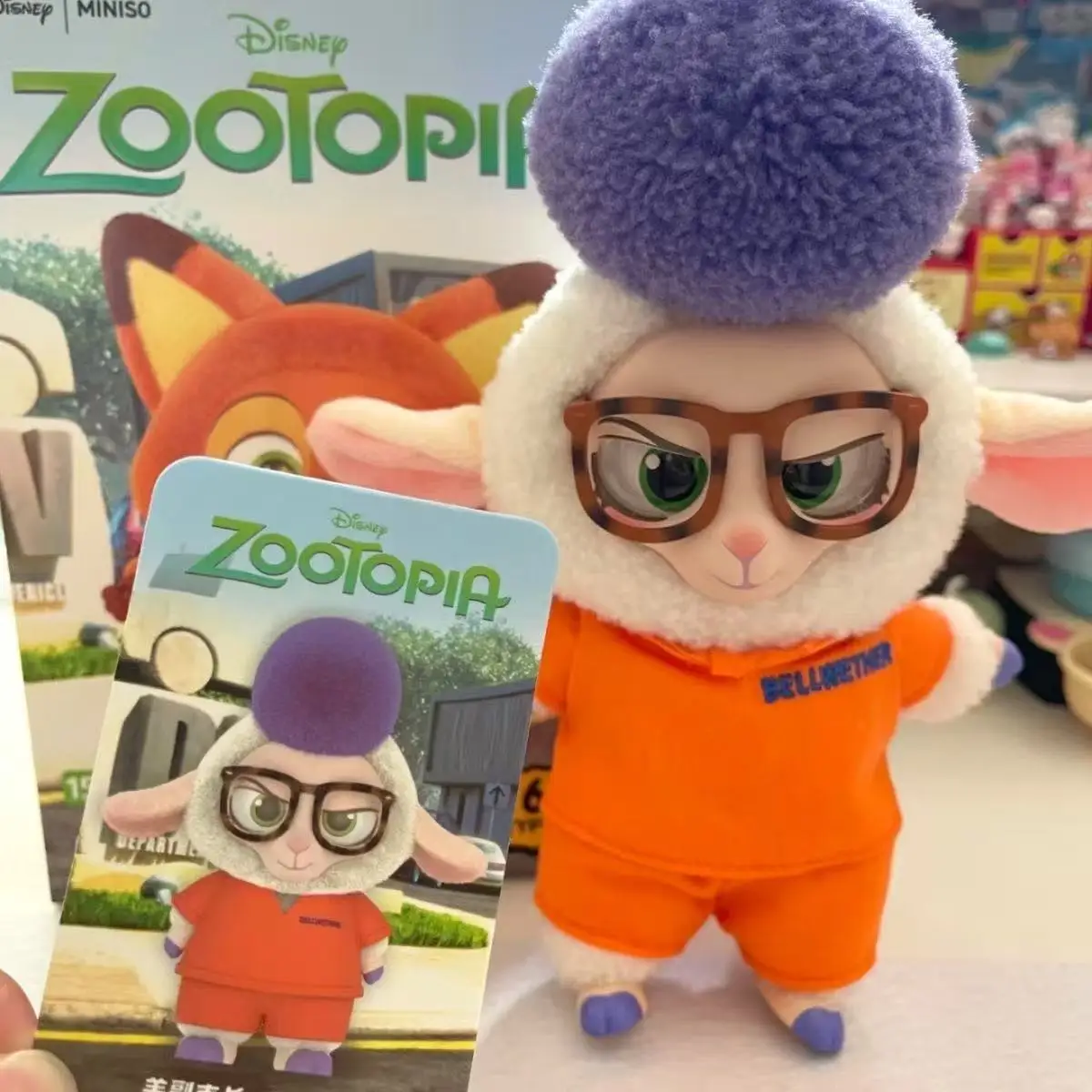 Nova série completa Zootopia de 6 bonecas de pelúcia em caixa, bonecas da moda, pingentes, mochilas e acessórios