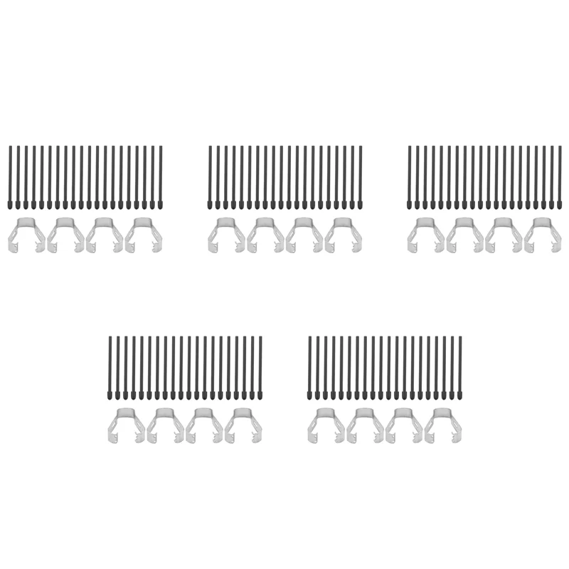 (100 عبوة) أطراف/قلم تحديد لاستبدال قلمين رائعين/نصائح ناعمة باللون الأسود