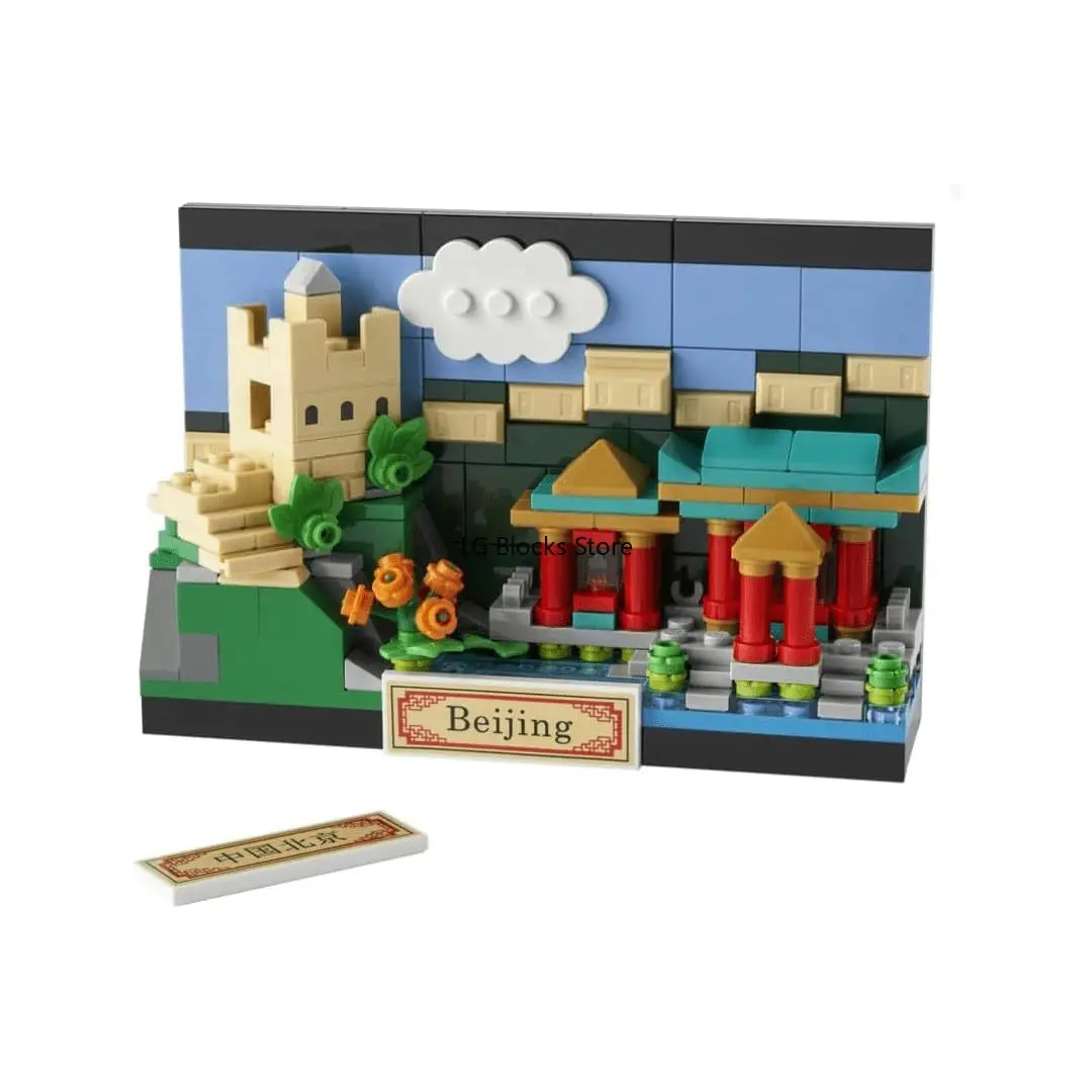 LEGO Creator 40654 Beijing Postcard Building Set Building Blocks Toys for Children Birthday Gift (276 Pieces)