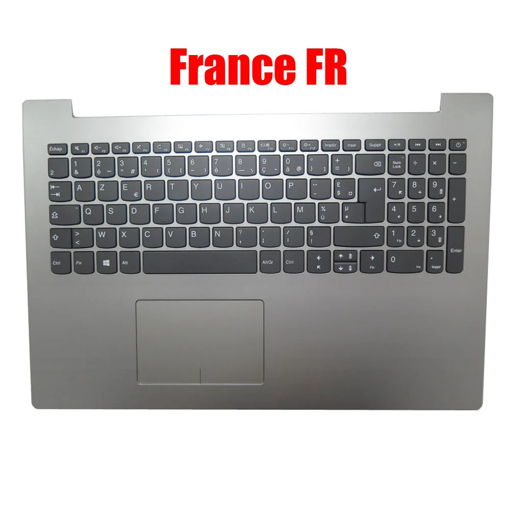 Laptop PalmRest&keyboard For Lenovo 320-15IKB 320-15ISK 320-15IAP 320-15ABR 320-15AST France FR 5CB0N86629 Touchpad New