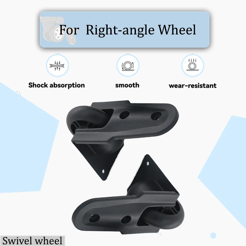 

For Suitcase Replacement Fixed Direction Castors Durable Replacement Straight Castors Easy-To-Install Accessory Castors