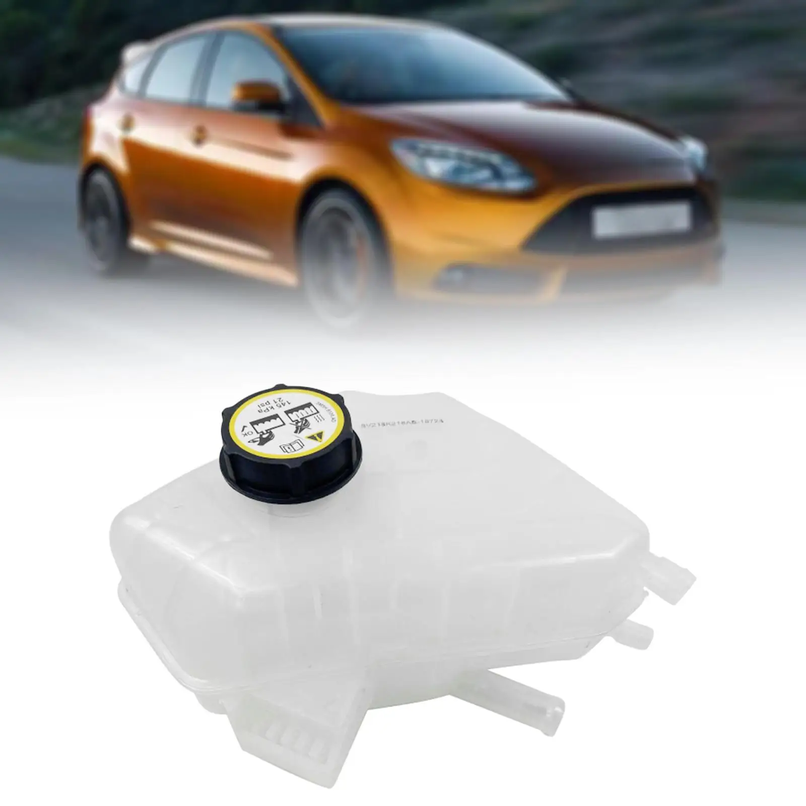 

High Quality Car Coolant Reservoir Tank PP Plastic Expansion Tank for Ford Engine Cooling System 8V218K218AB