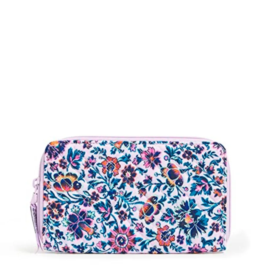 

womens Cotton Deluxe Travel Wallet With Rfid Protection