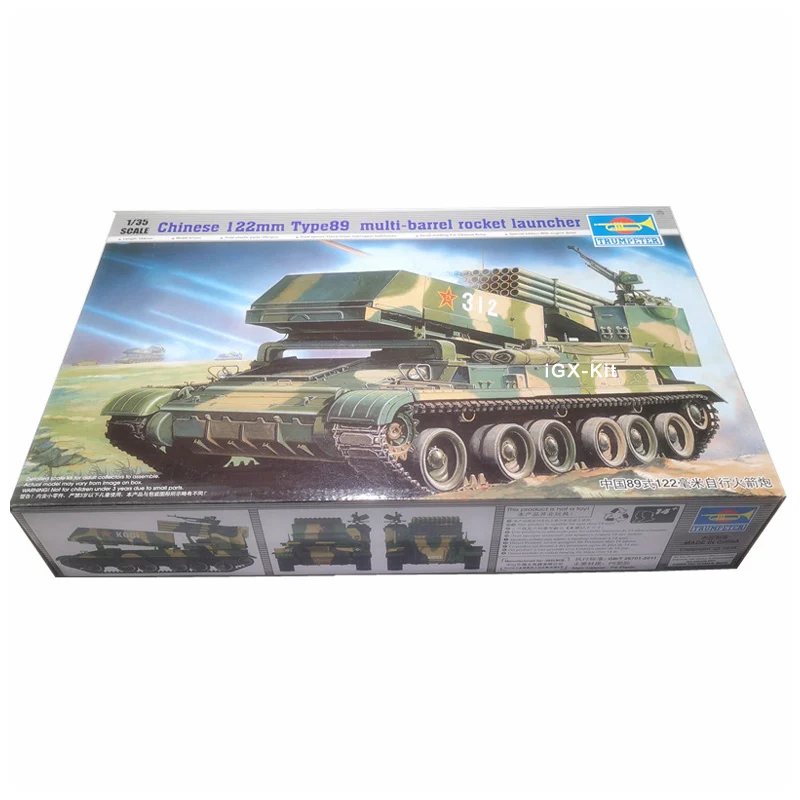 

Trumpeter 00307 1/35 CHN Тип 89 122 мм MLRS самоходная ракетка пусковая установка игрушка рукоделие пластиковая сборка набор для моделирования