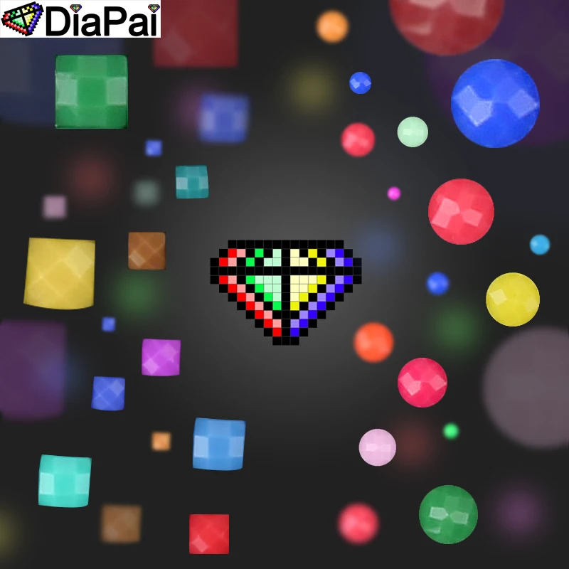 DIAPAI 100% Full Square/Round Drill 5D DIY Diamond Painting \