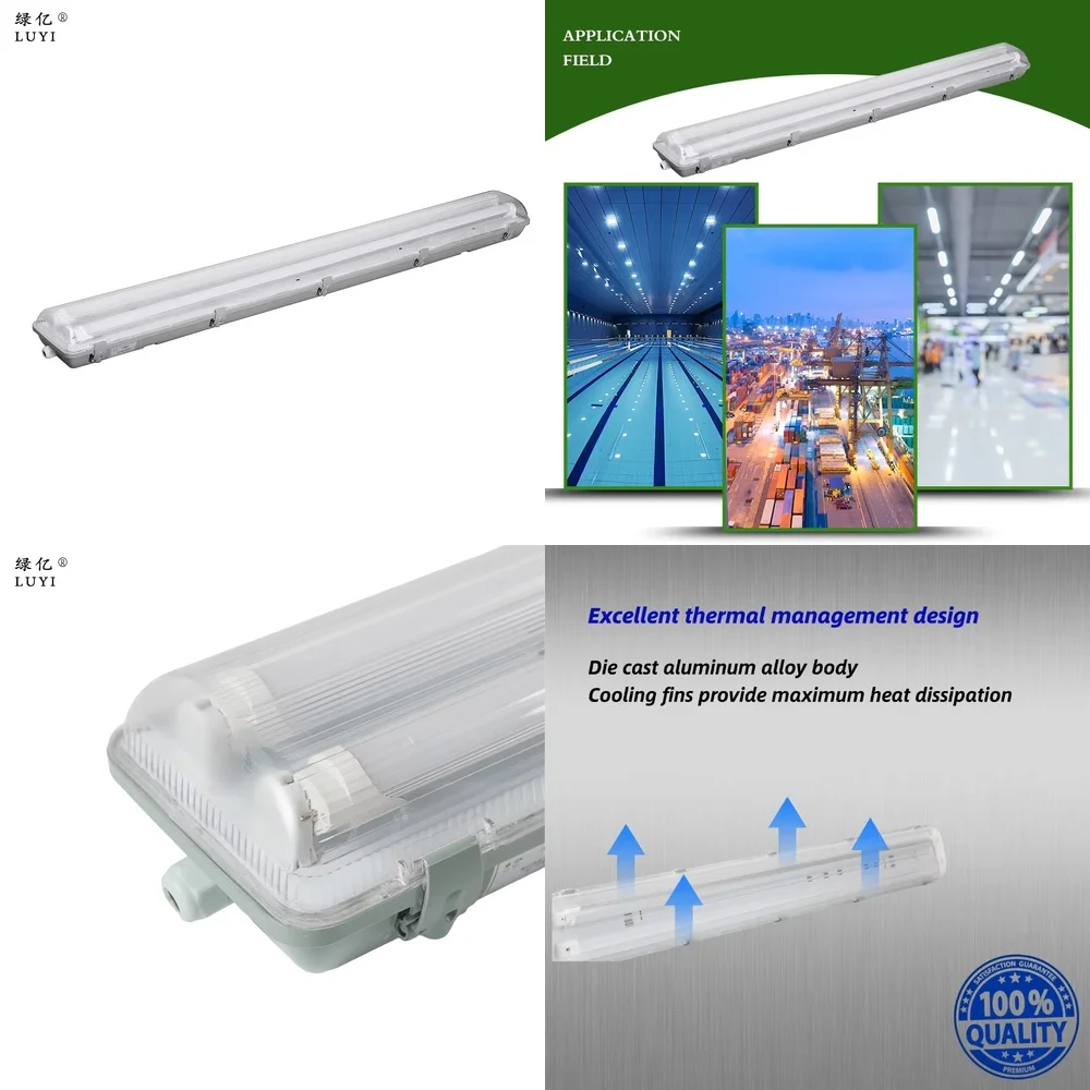 

18W 36W IP66 LED Tri Proof Light Linear Explosion Proof Lamp for Industrial Warehouses Factory Workshop Garage CE FCC