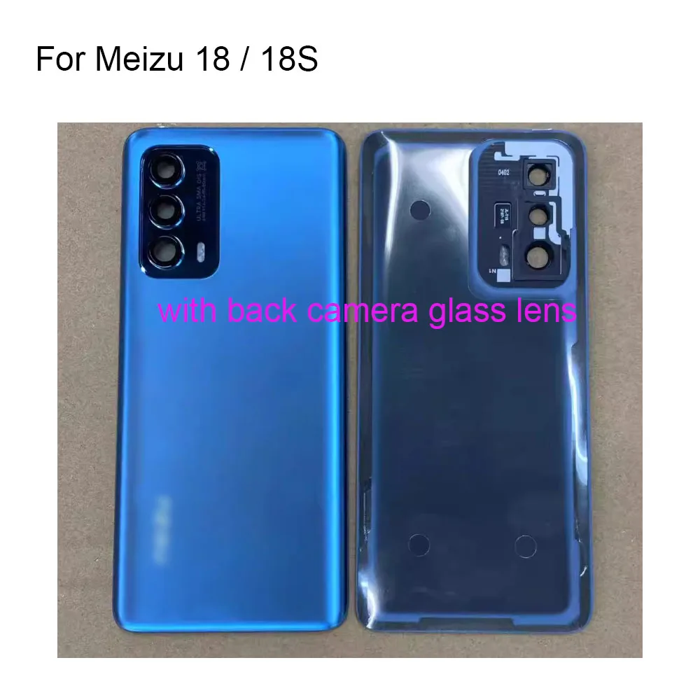 Новая задняя крышка/корпус аккумуляторного отсека для Meizu 18, замена задней крышки аккумулятора для Meizu 18S