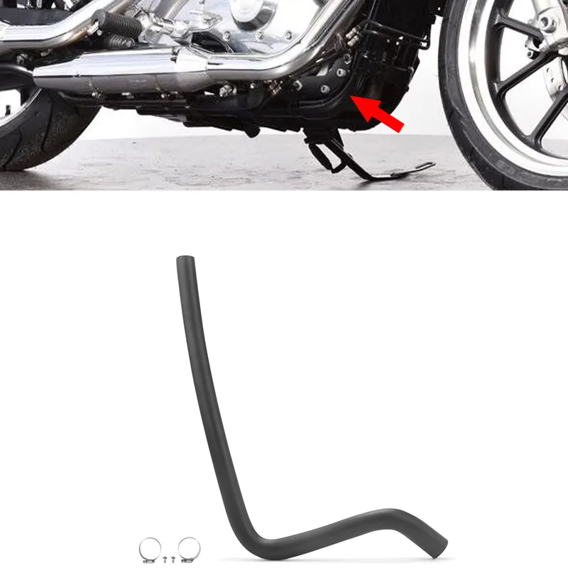 Motorcycle Oil Cooler Tube Oil Drain Hose Line For Harley Sportster XL 883 Iron 1200 Forty Eight 72 Roadster Nightster Low 04-13