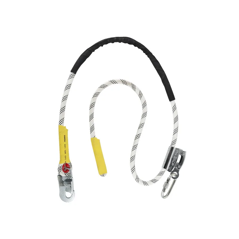 

Adjustable positioning safety rope for aerial work Outdoor electrician fence anti-fall construction safety belt rope