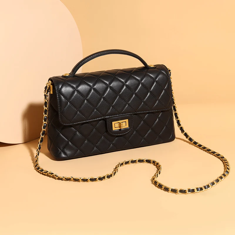 

Durable Leather Women Messenger Bag Anti-Theft Crossbody Purse Ladies Travel Handbag RFID Blocking Tech