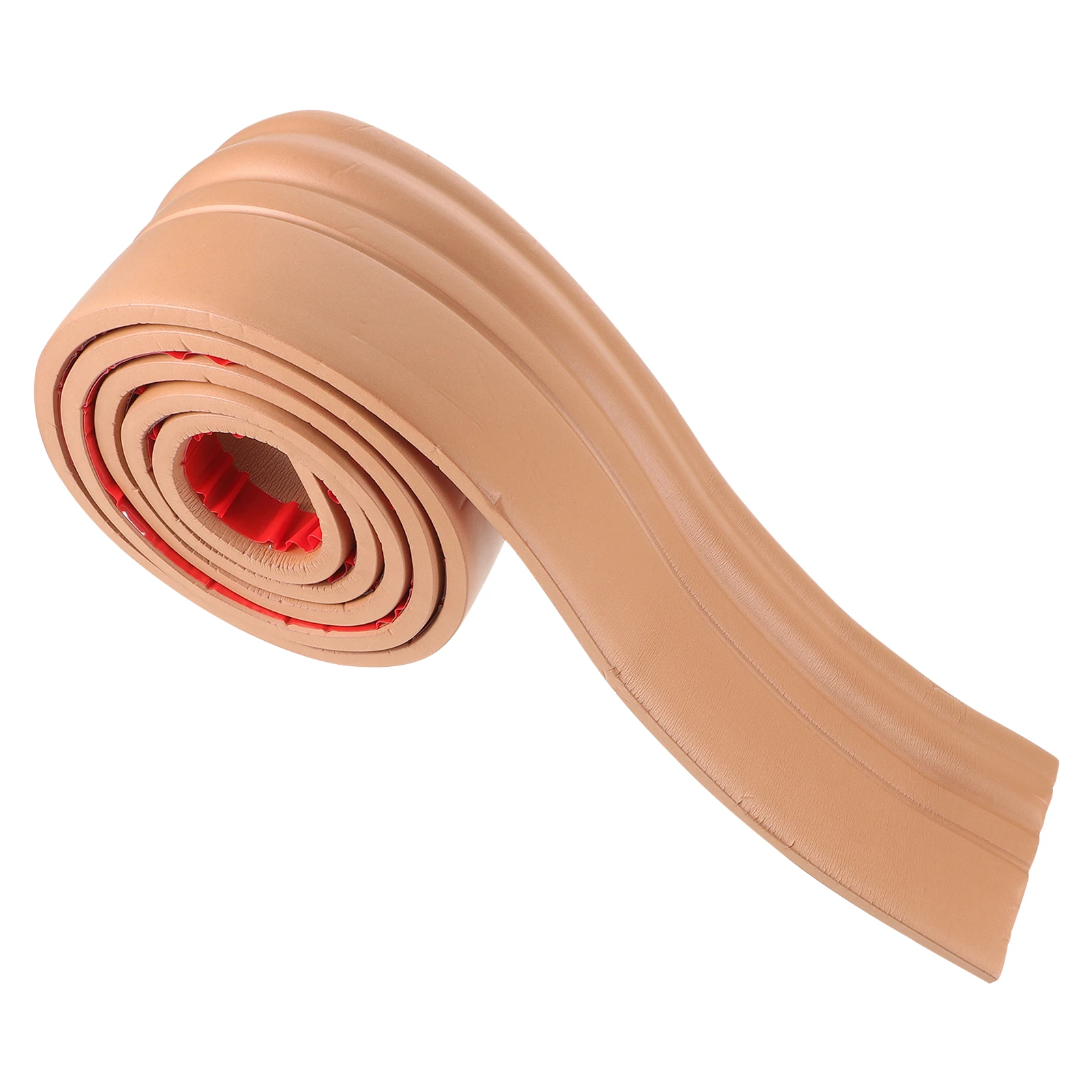 

Self Adhesive Baseboard Molding Trim Waterproof Dustproof NBR Material Peel Stick Floor Wall Kitchen Bedroom Bathroom Decorative