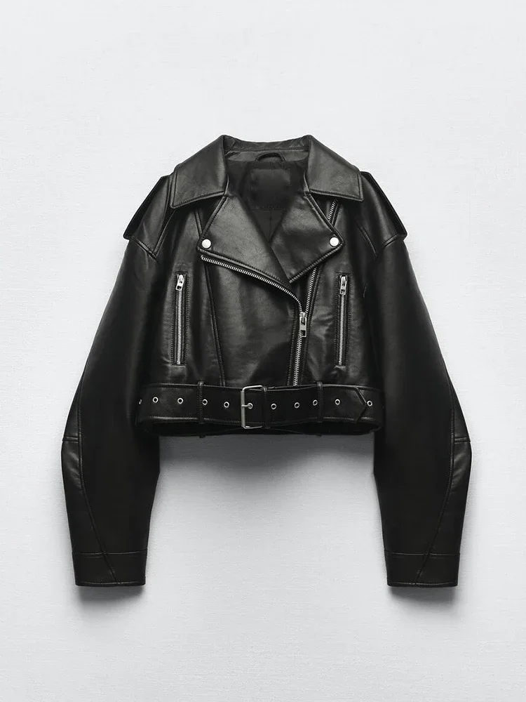 Supplier photo of The Belted Moto Jacket
