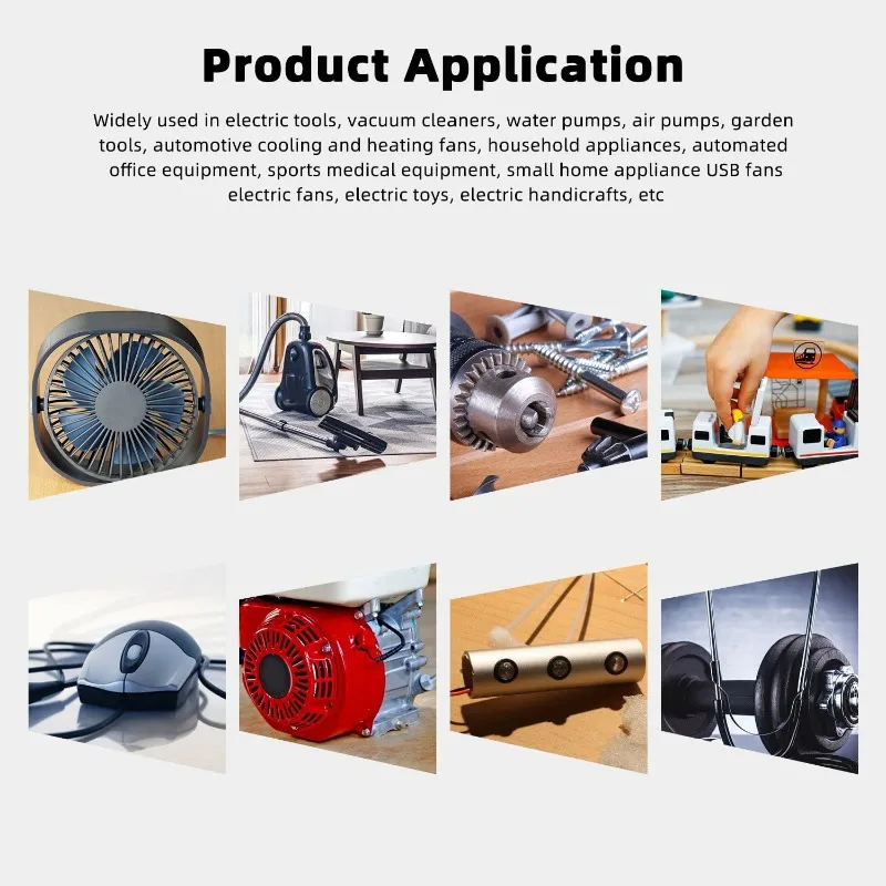 8PCS Mini DC Motors R280 High Torque High RPM DC Motors 3-12V 13500RPM or DIY Toys Mini Fans Juicer Water Pump Beauty Instrument