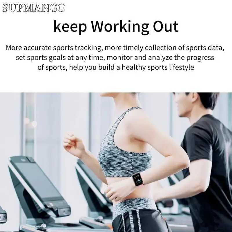 Customized True Pedometer Chip Multifunctional Smart Watch Men Women Bluetooth Connected Phone Music Fitness Sports Bracelet