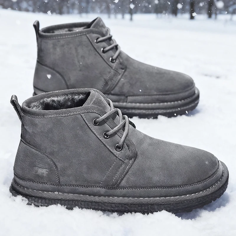 

MAEDEF Snow Boots for Men Waterproof Insulated Arctic Thermal Winter Boots for Men Anti Slip Warm Non Slid Heavy Duty Hiking