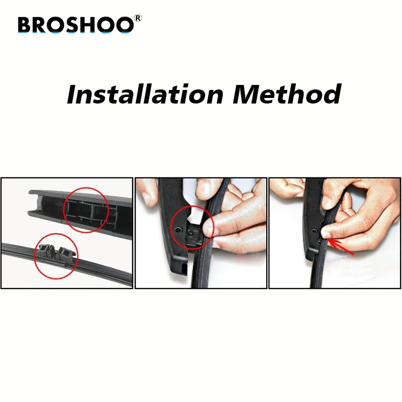 BROSHOO Car Rear Wiper Blades Back Windscreen Wiper Arm For Volvo V60 Hatchback (2011-) 305mm,Windshield Auto Styling