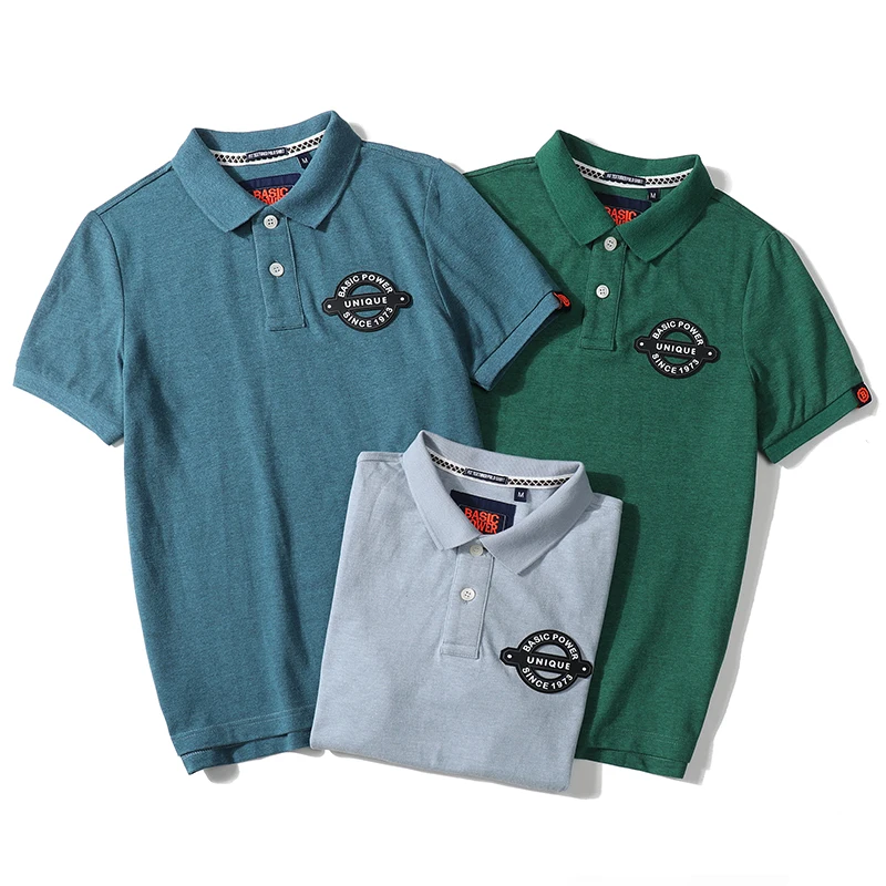 

Youthful irt Collared Casual ort Sve Men's T-irt Summer Leisure Superdayplus Brand Waed Proc Regular Cuff