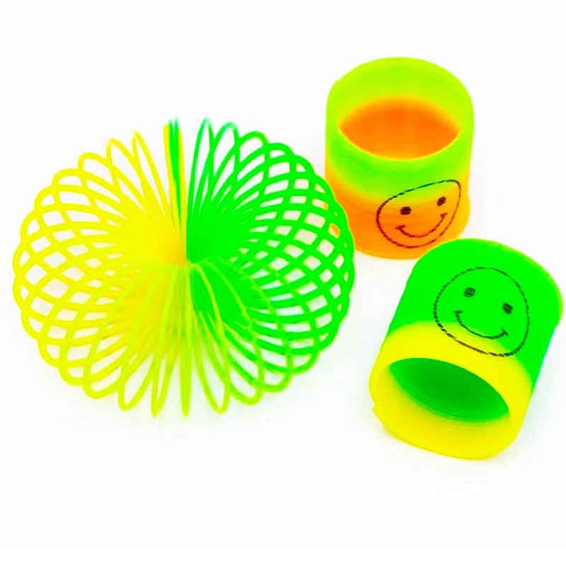 36PCS 3.5CM Rainbow Magic Spring for Kids Birthday Party Toy Gift Pinata Filler Easter Halloween Christmas Carnival Party Favors