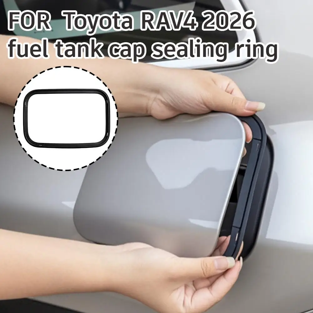 Car Fuel Tank Cover Cap Silicone Sealing Ring Protective Dust Cover Ring For Toyota RAV4 2026