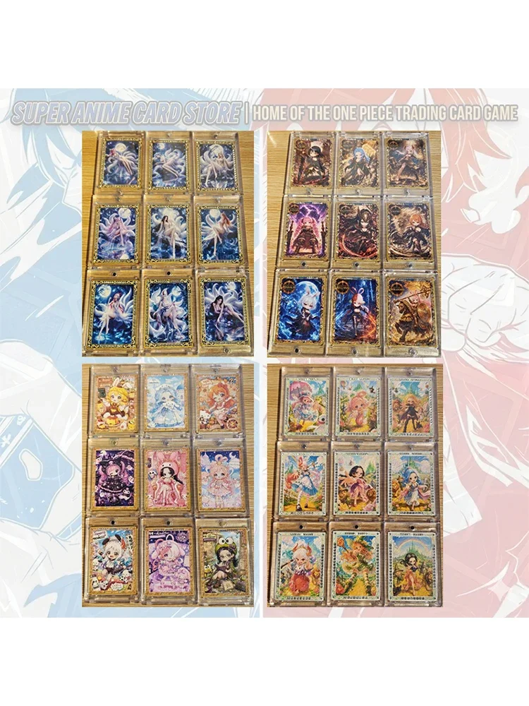 Japanische Anime One Piece Ql9 Metall-Diamant-Karten Uta Boa Hancock Nami Nico Robin Shirahoshi Boa Hancock Sammelkarten