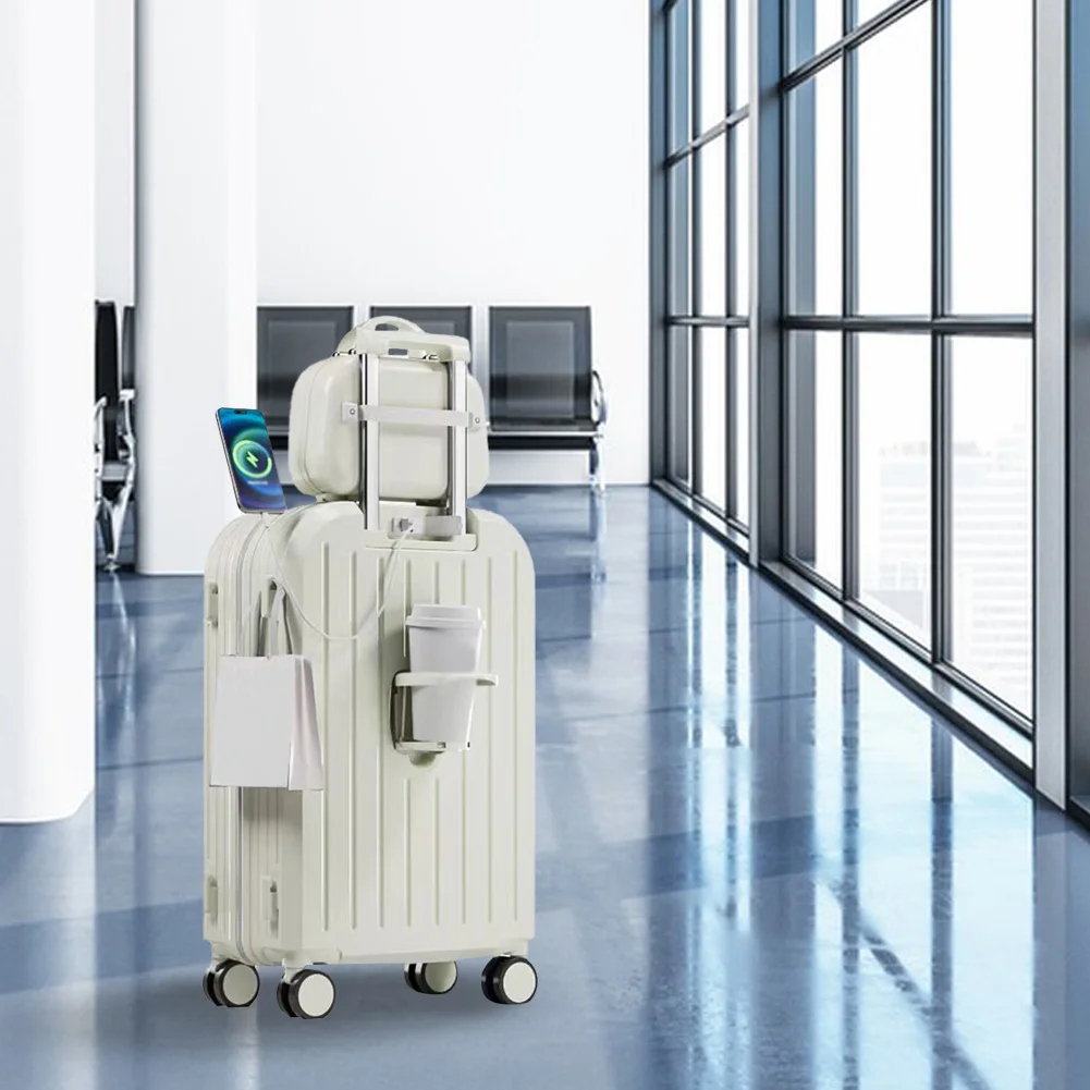 

12 20 24 Inch Large Capacity Luggage Set with Spinner Wheels 3 Pieces Carrier Zipper Travel Suitcase On Wheels TSA-Approved Lock