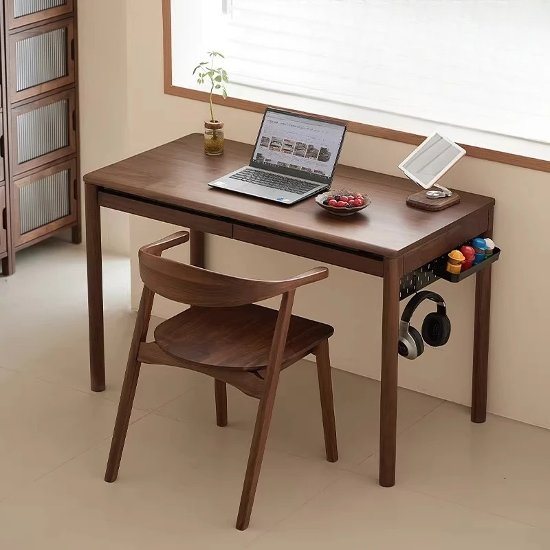 Black Walnut Wood Office Desks Retro Advanced Balcony Villa Hotel Office Desks Modern Bedroom Furniture Schreibtisch Ls40bgz