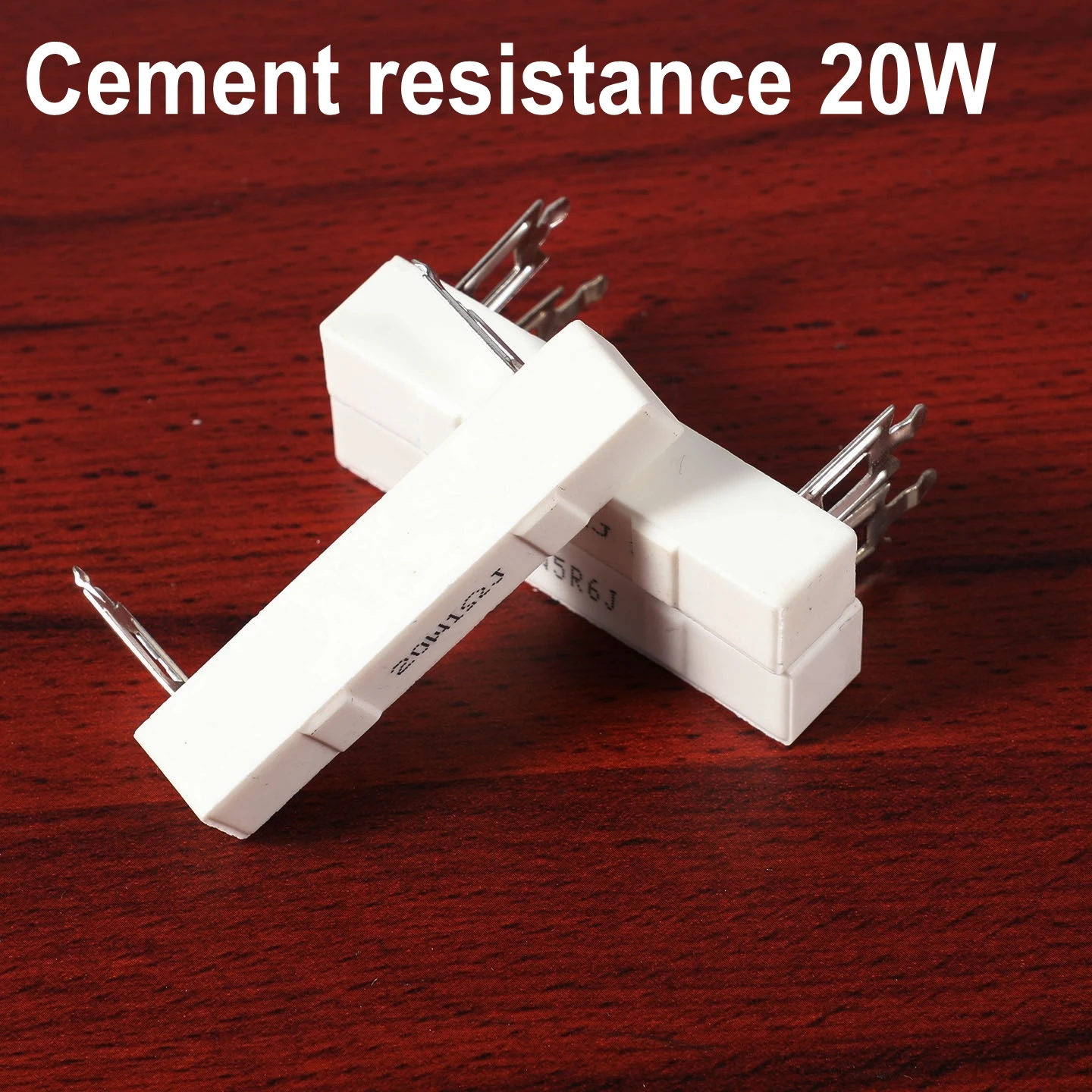 1 Stück Zementwiderstand 20W Lautsprecher-Frequenzweiche Keramikwiderstand Hochfrequenz-Audiozubehör Audiowiderstand 1-30 Ohm