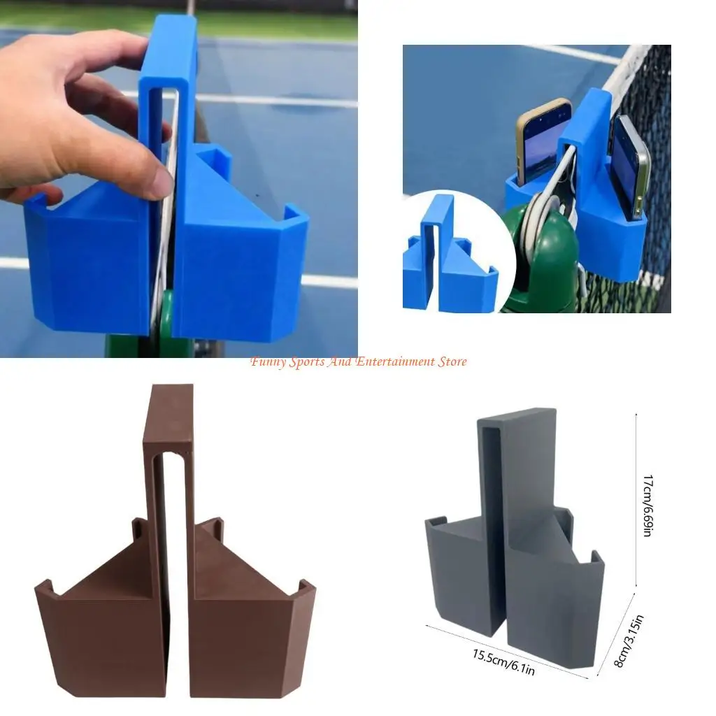 C4DE Universals Tennis Net Smartphone Mount 3D Printed Tennis Camera Holder for Capturing Action Shots